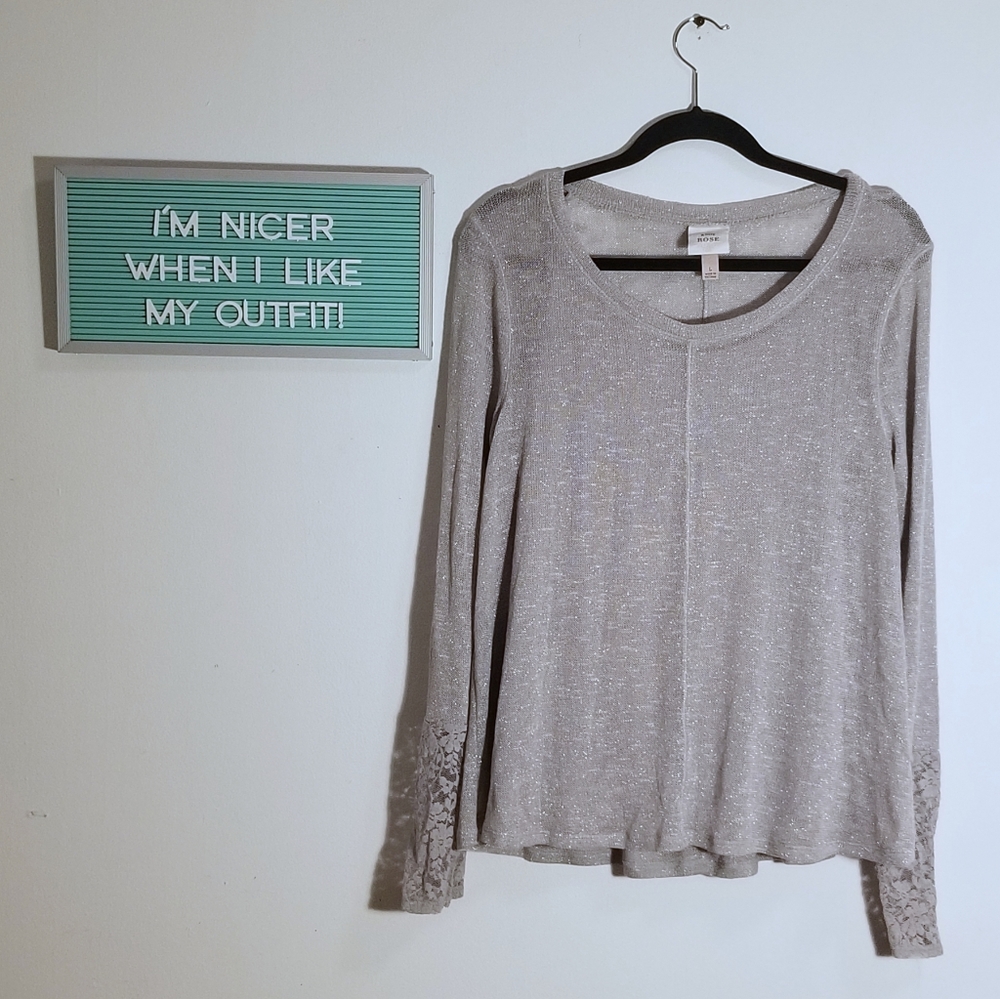 Silver Sweater *NWOT*